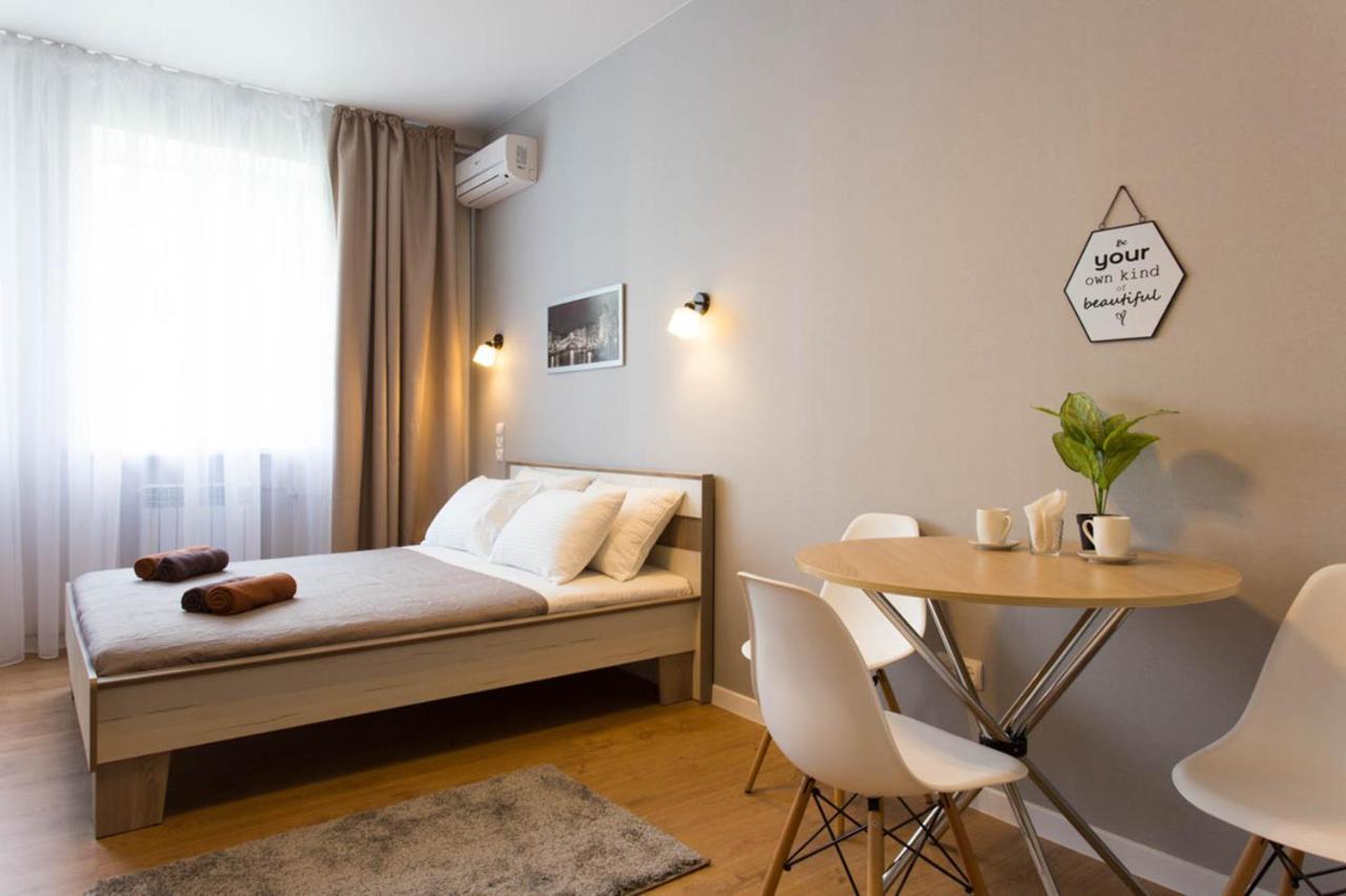 Modern studio, metro Pushkinska&Universytet - Chernyshevska str. 95-2 Charkiv Exteriör bild